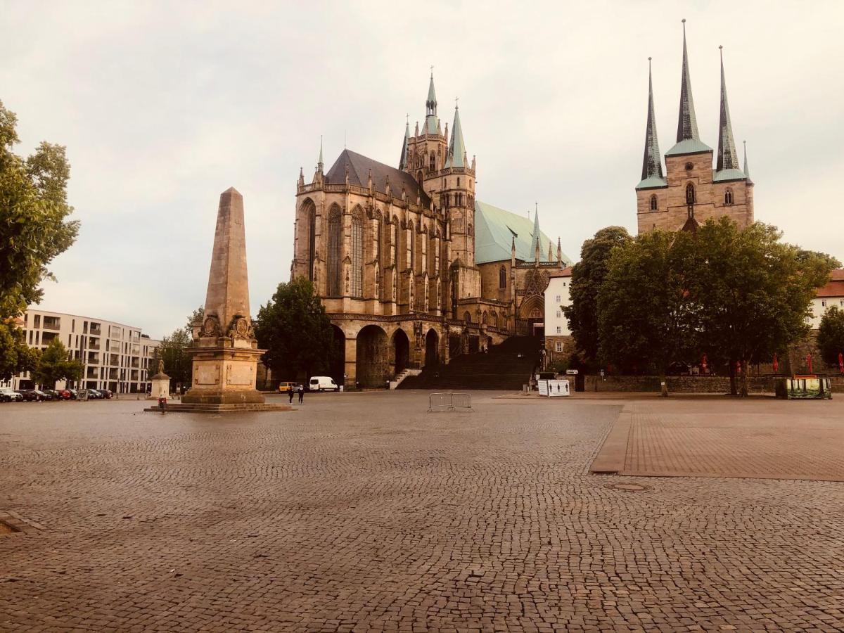 Ferienwohnungen Mey Haus Zum Rosenstock Erfurt Luaran gambar